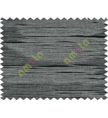 Folded stripes with black and white sofa cotton fabric